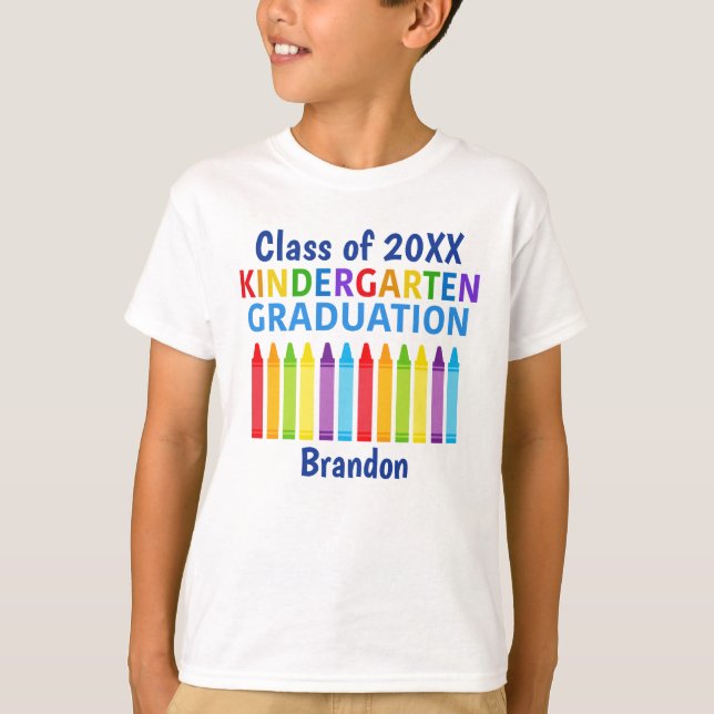 Graduación de Kinder 2026 Camiseta personalizada p (Anverso)