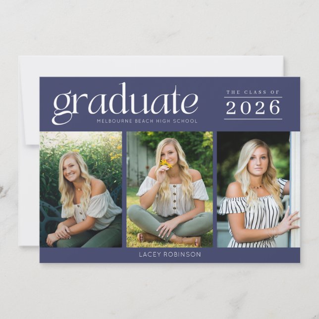 Graduación de la escuela secundaria Blue de la Mar (Anverso)