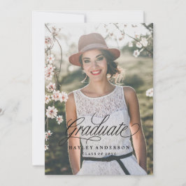 GRADUACIÓN DE LA MODA INVITACIÓN del bebé rosa