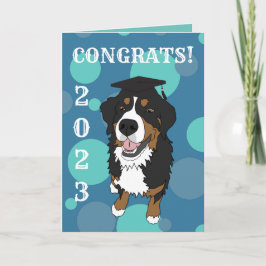 Graduación de la tarjeta de perro de montaña de Be
