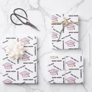 Graduación de papel de ajuste de hoja plana de 3