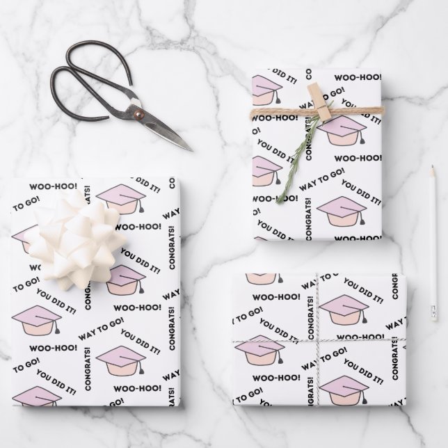 Graduación de papel de ajuste de hoja plana de 3 (Anverso)