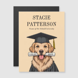 Graduación de personalizado Perro recuperador de o
