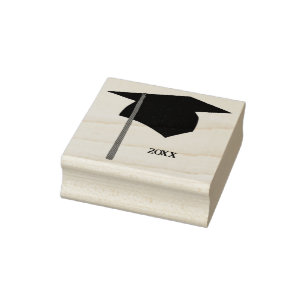 Graduación de sellos de caucho con año Personaliza