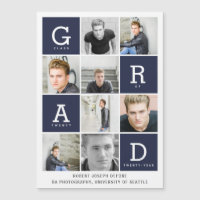 Graduación del collage de fotografías gráficas mod