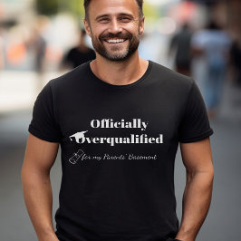 Graduación divertida en camiseta