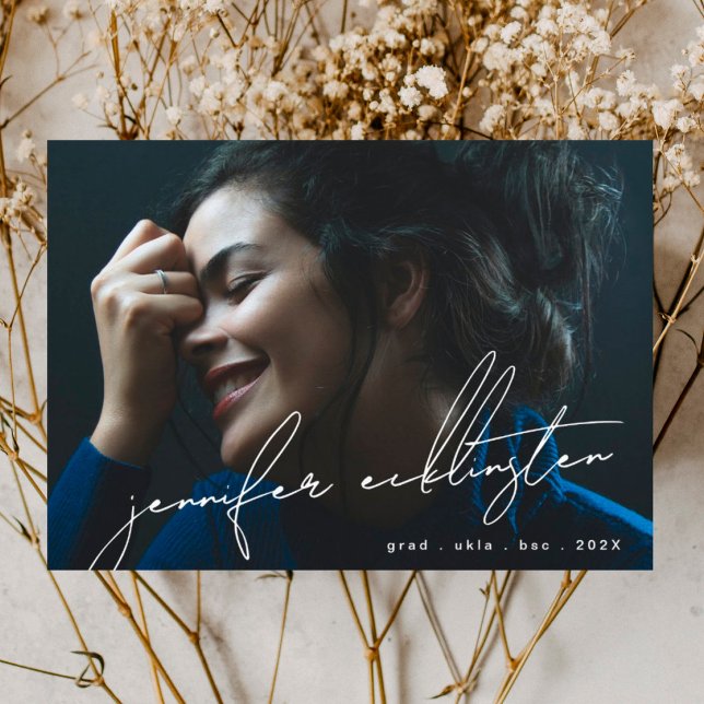 Graduación editable de plantilla única de fotos en (Subido por el creador)