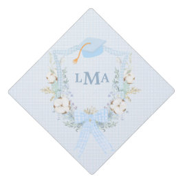 Graduación en Monograma Preppy Southern Gingham