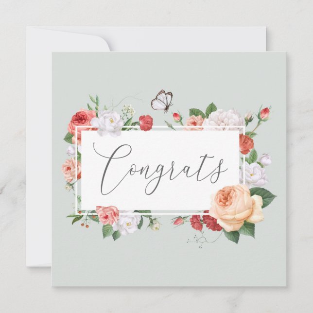 Graduación Felicidades por la Melancolía y la Flor (Anverso)