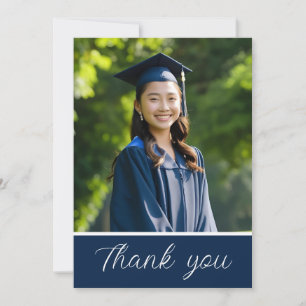 Graduación Gracias - Tarjeta fotográfica personali