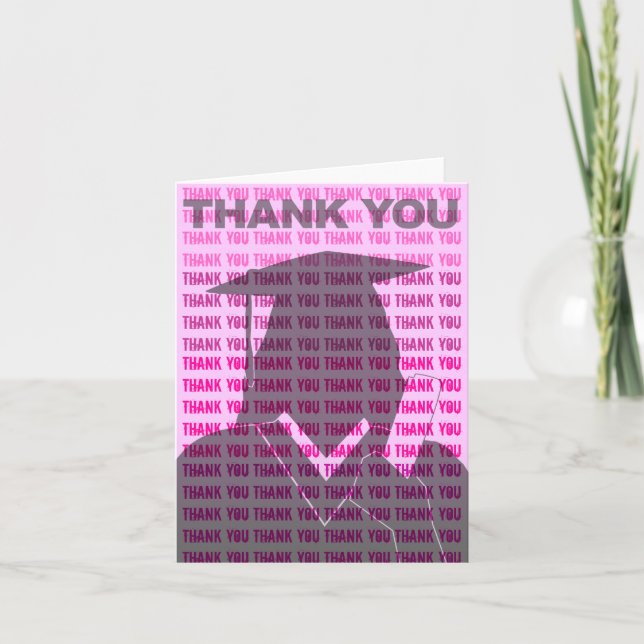 Graduación Gracias Tarjeta Gown Tile 4 (Anverso)