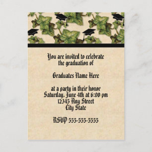 Graduación Invitación de la fiesta de graduación