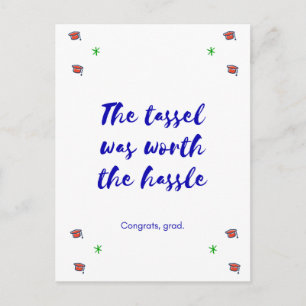 Graduación - La tarjeta postal valía la pena