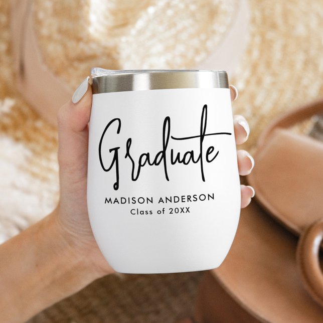 Graduación manuscrita de escritura negra (Subido por el creador)