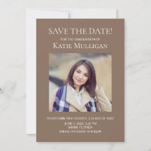 Graduación marrón 2 Foto Guardar fecha clase 2022