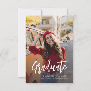 Graduación moderna 2025 Script 2 Invitación de fot