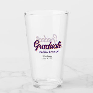 Graduación moderna de estilo negrita y simple con 