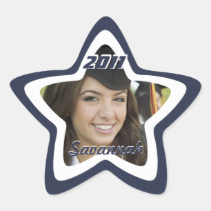 Graduación naval o dulces dieciséis Pegatinas de f