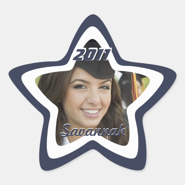 Graduación naval o dulces dieciséis Pegatinas de f (Anverso)