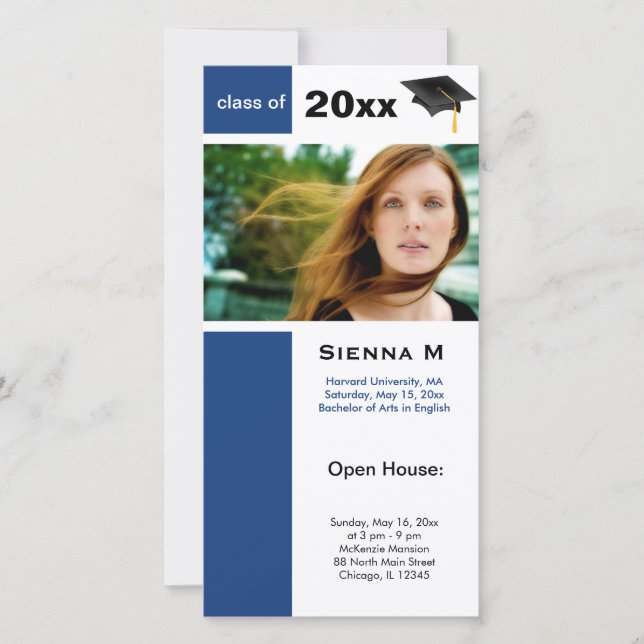 Graduación Open House Blue) (Anverso)