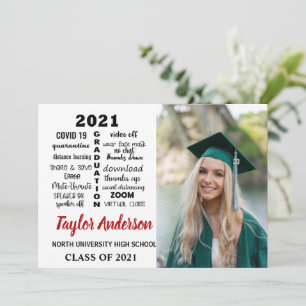 Graduación pandémica 2021 - Invitación para adulto