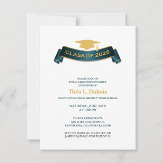 Graduación Parte Clase de 2025 Invitación