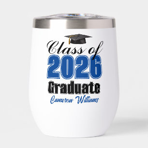 Graduación Personalizada Azul Clase de 2026