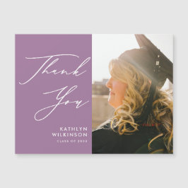 Graduación simple con estilo de escritura elegante