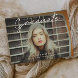 Graduación simple de la foto del guión