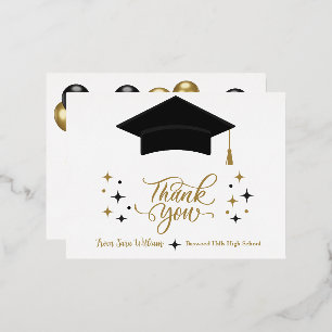 Graduación Tarjeta de agradecimiento