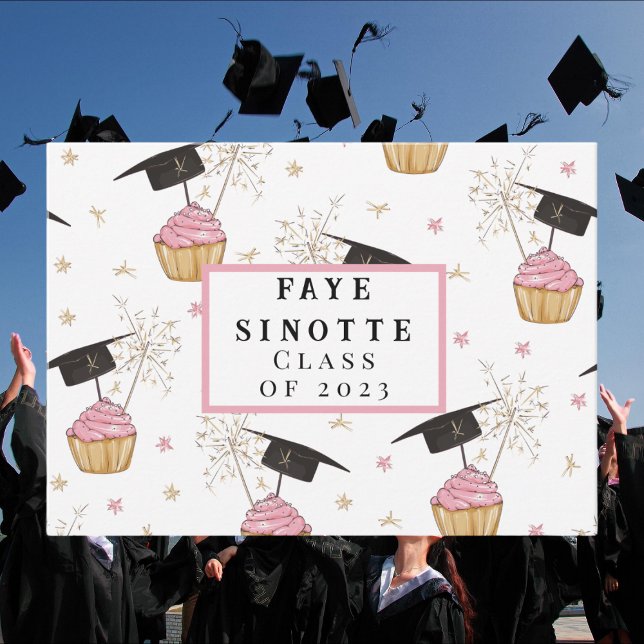 Graduación Tarjeta de nota personalizada de pastel (Subido por el creador)