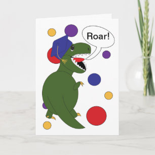 Graduación Tarjeta Rex Tyrannosaurus