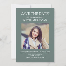 Graduación verde 2 Foto Guardar fecha clase 2022