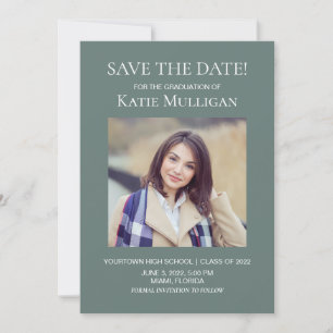 Graduación verde 2 Foto Guardar fecha clase 2022