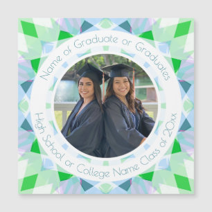 Graduación verde azul Keepsake Photo Gift
