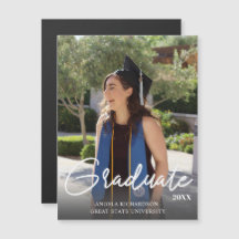 Graduado Chic 2 & Foto Imán de Encendedor de Gradu