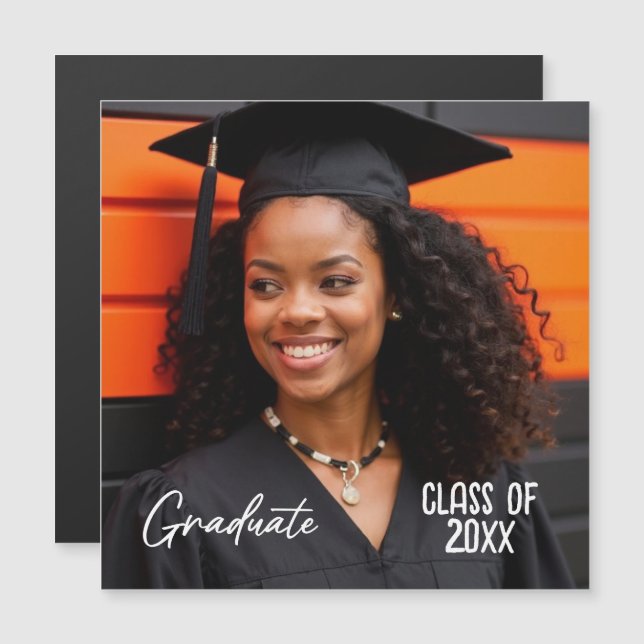 Graduado Clase de Personalizado Año de Invitación  (Anverso/Reverso)