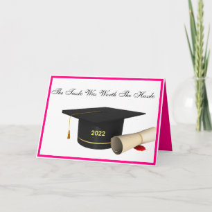 Graduado de 2022 con tarjeta de tapa y Tassel de c