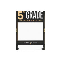 Graduado de 5to Grado 2026 Lienzo Personalizado co