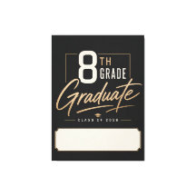 Graduado de 8vo Grado 2026 Lienzo Personalizado co