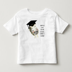 Graduado De Cebra, Aquí Vengo Camiseta De Jersey