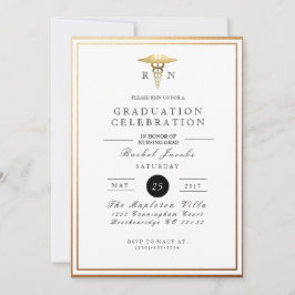 Graduado de moda y Enfermería formal | Invitación