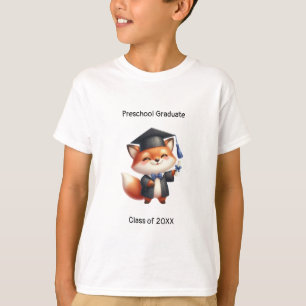 Graduado de preescolar con camiseta de Fox Grad