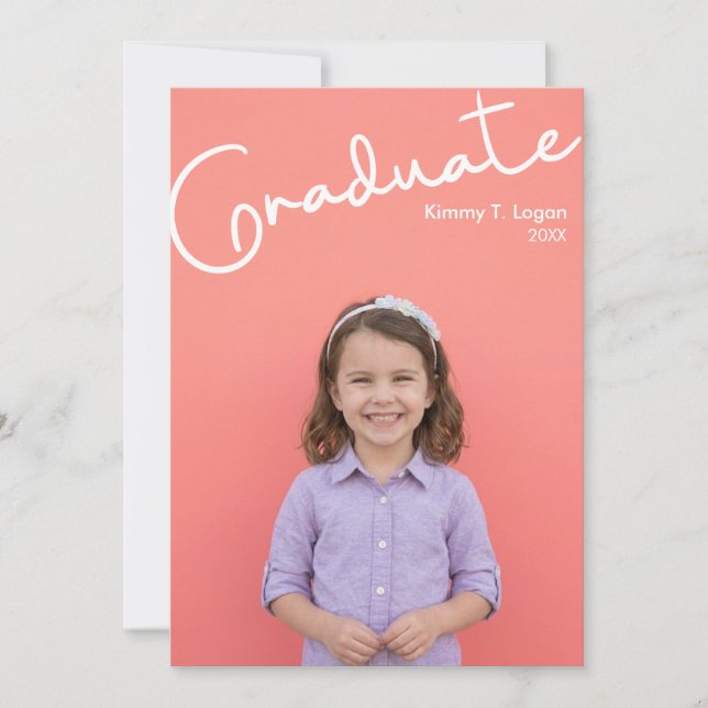 Graduado Dulce para Niños (Anverso)