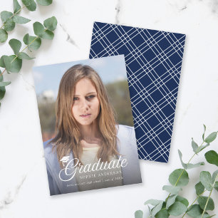 Graduado editable de fotos de Mortarboard de color