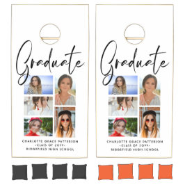 Graduado Elegante Script Multifoto Graduado