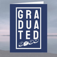 Graduado. Felicitaciones por su tarjeta de graduac