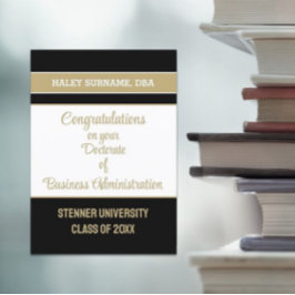 GRADUADO! Tarjeta de Doctorado en Administración d