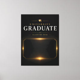 Graduado Universitario 2026 Arte de Pared con Nomb