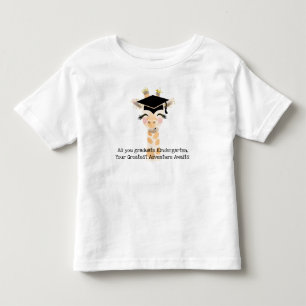 Graduando camiseta de jirafa Jersey
